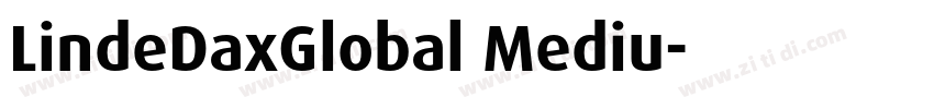 LindeDaxGlobal Mediu字体转换